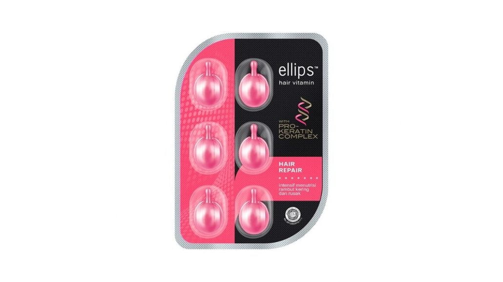 Gambar produk Ellips Hair Vitamin yang digunakan untuk perawatan rambut